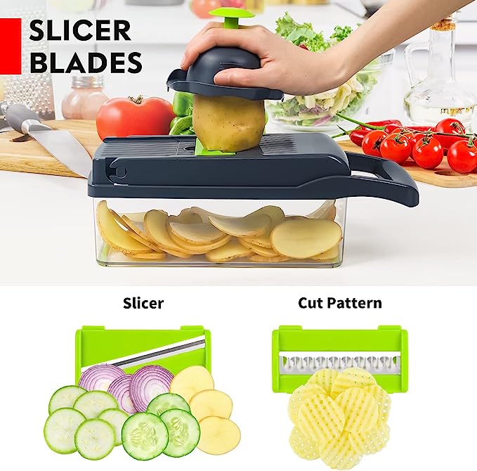 Vegetable Cutter Chopper and Slicer - dunexemporium online store