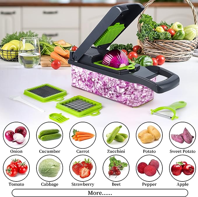 Vegetable Cutter Chopper and Slicer - dunexemporium online store