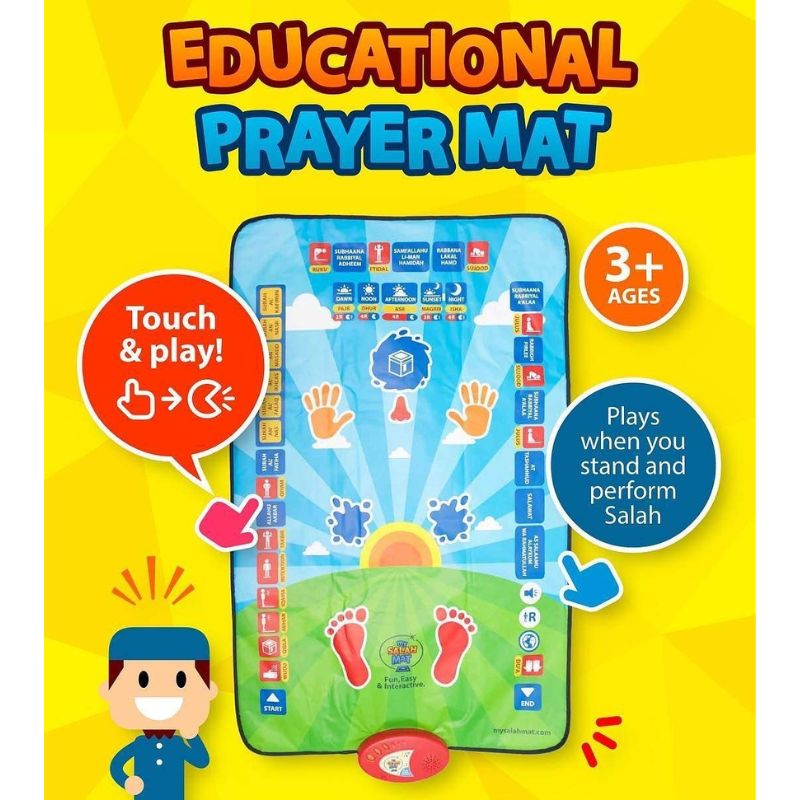 Educational Islamic Prayer Mat - dunexemporium online store